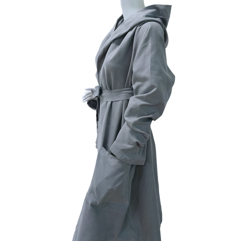 Microfiber Polyester And Polyamide Suede Bathrobe