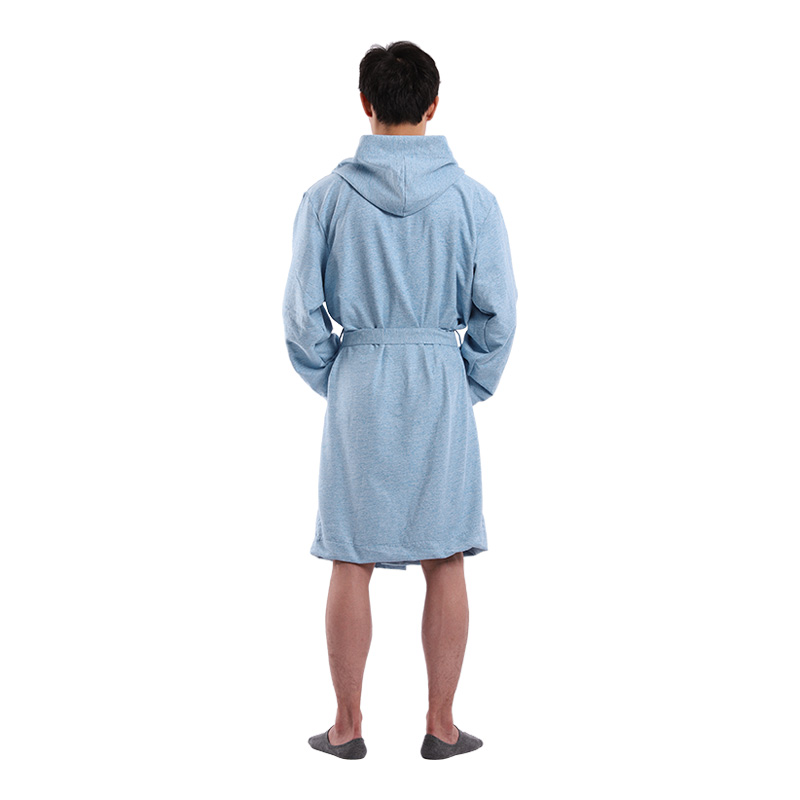 Microfiber Cationic Suede Fabric Bathrobe