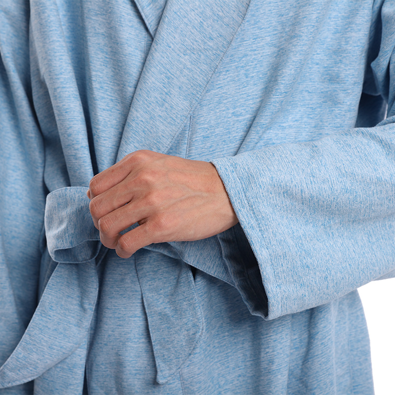 Microfiber Cationic Suede Fabric Bathrobe