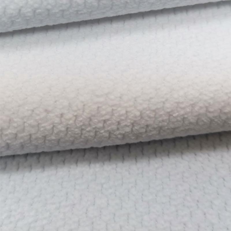 Microfiber Corn Grid Pattern Suede Fabric
