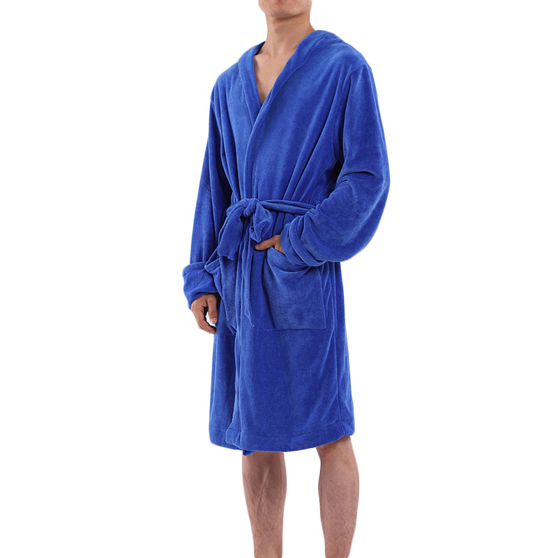 Microfiber Cationic Suede Fabric Bathrobe