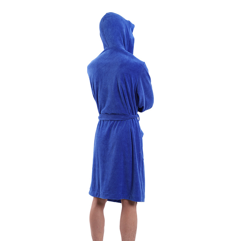 Microfiber Cationic Suede Fabric Bathrobe