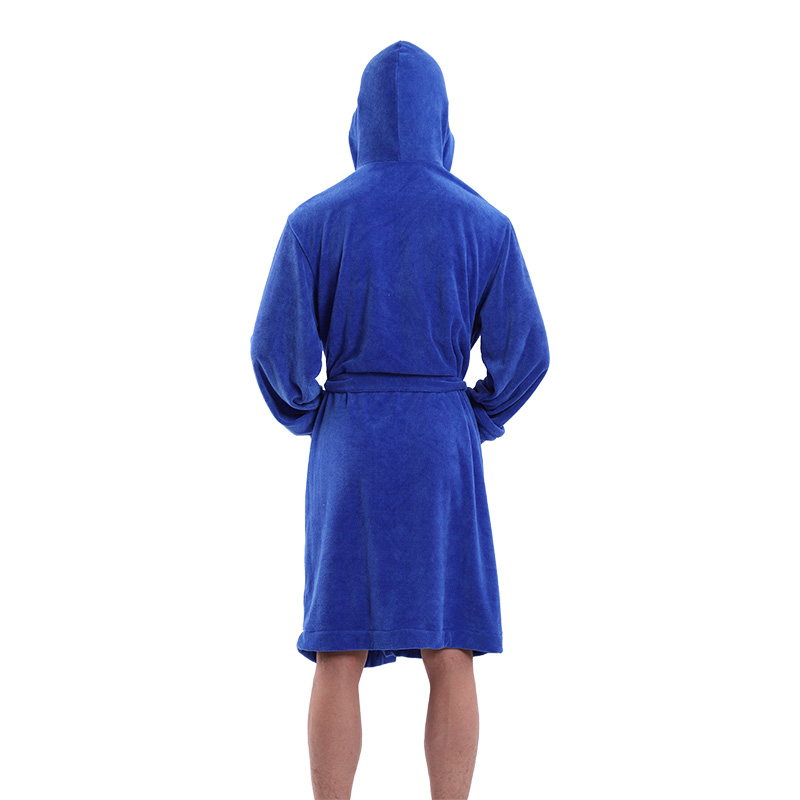 Microfiber Cationic Suede Fabric Bathrobe