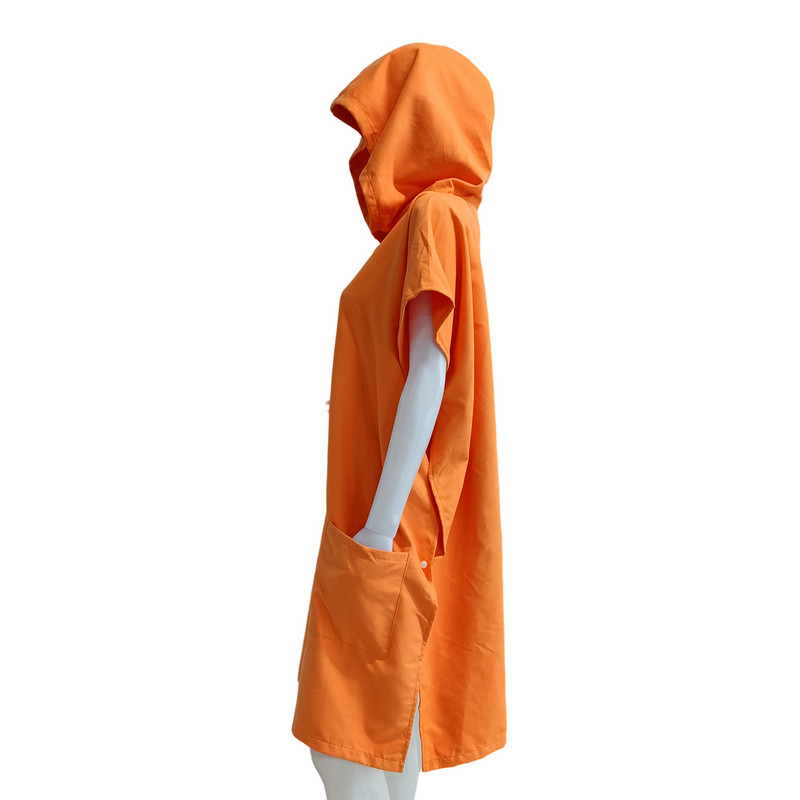 Microfiber Polyester And Polyamide Suede Poncho