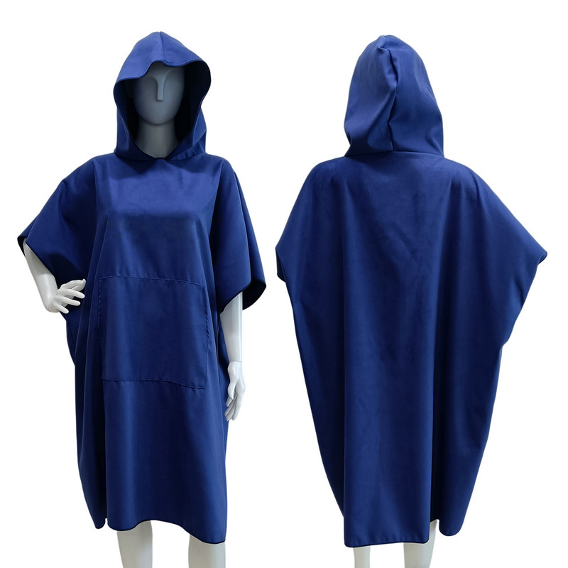 Microfiber Poncho Suede Changing Poncho